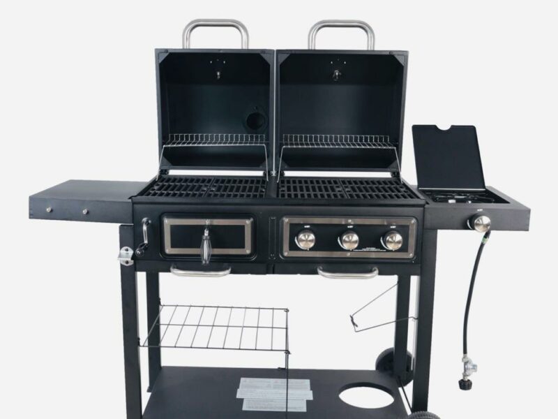 Grille Barbecue Mixte (Gaz + Charbon de bois)