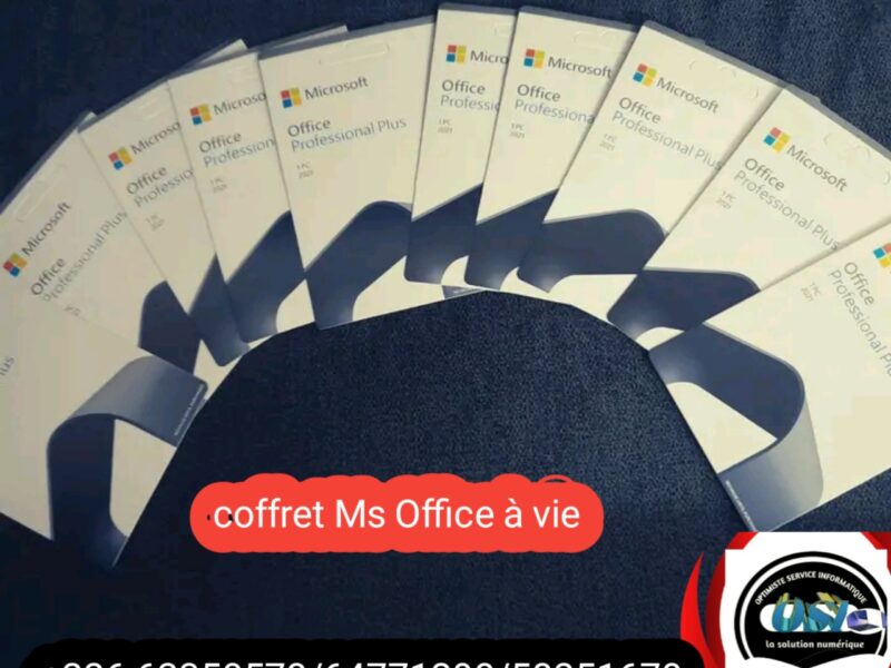 Licence authentique Microsoft et antivirus