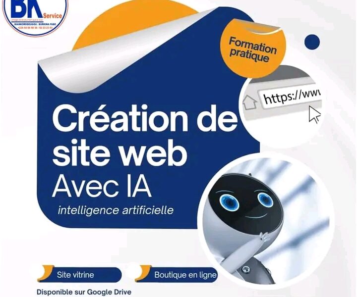 Création de site Web avec L'IA