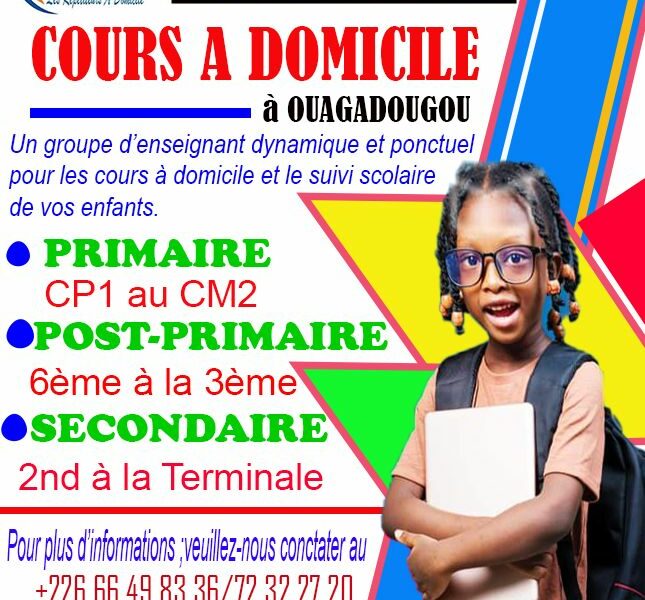 Cours à domicile